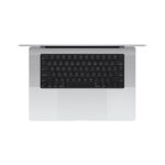 Apple MacBook Pro 16.2″ Silver color keyboard and touchpad