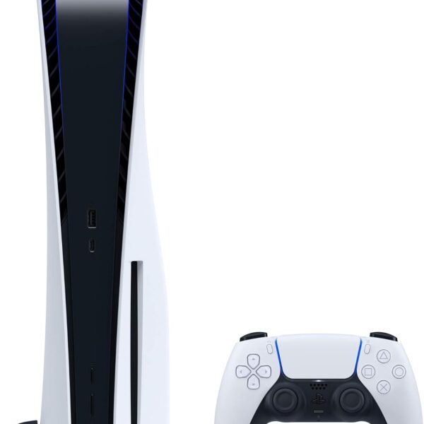 PS5 console with controller