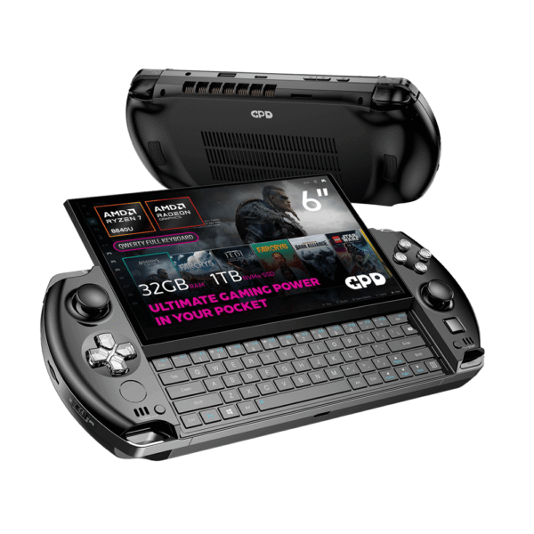 GPD Win 4 Handheld Console front and back view