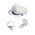 Meta Quest 2 VR headset with controllers