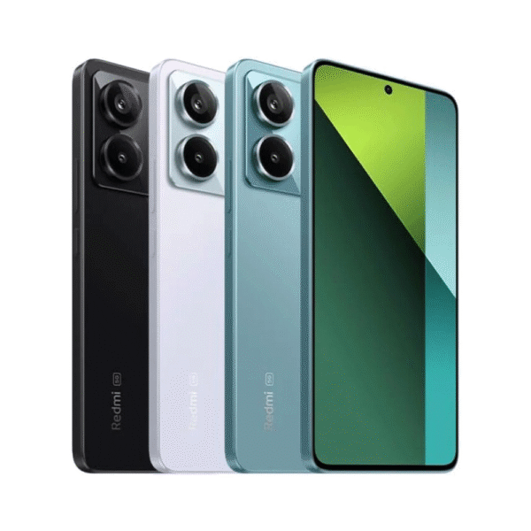 Xiaomi Redmi Note 13 pro front and back in different colors