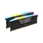 corsair vengeance rgb ddr5 64gb 6400mhz desktop memory side view
