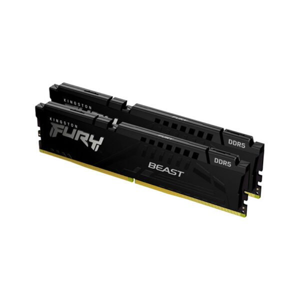 kingston fury beast 32gb ddr5 6000mhz desktop memory side view