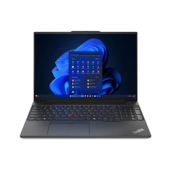 Lenovo ThinkPad E16 display and keyboard