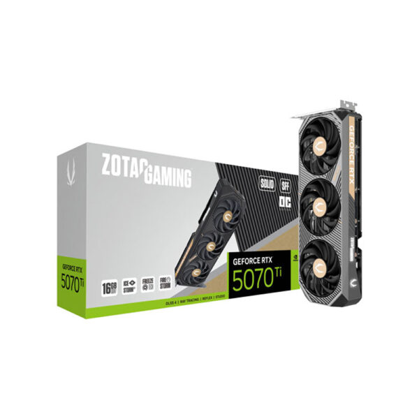 Zotac gaming GeForce RTX 5070 Ti 16GB GDDR7 graphic card with box