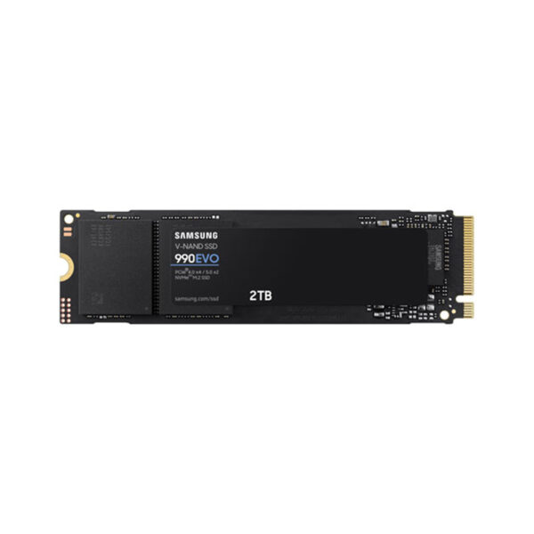 samsung 990 evo 2tb nvme pci-e internal ssd front view