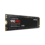 samsung 990 pro 4tb nvme pci-e internal ssd side view