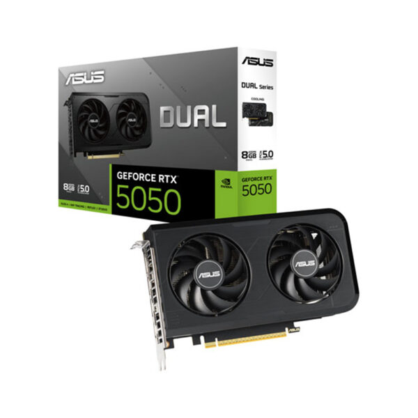 asus dual geforce rtx 5050 8gb gddr6 graphic card with box