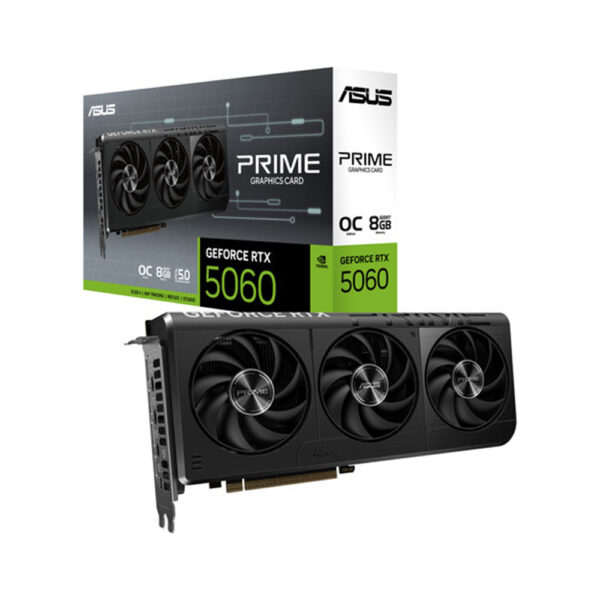 asus prime geforce rtx 5060 oc 8gb gddr7 graphic card with box