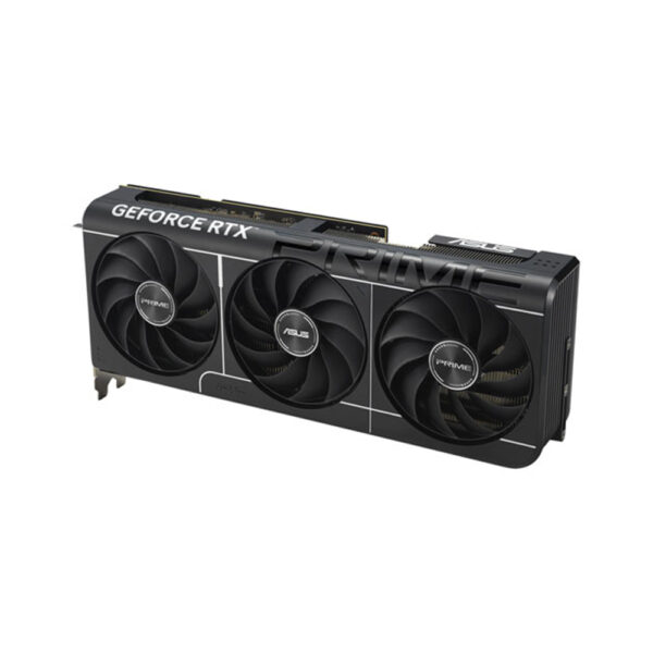 asus prime geforce rtx 5080 16gb gddr7 graphic card side view