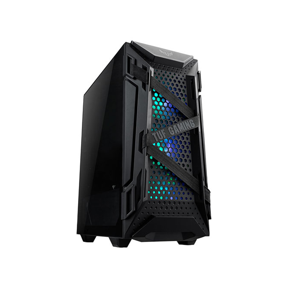asus-tuf-gaming-gt301-computer-case Asus TUF gaming GT301 Mid-Tower ATX computer case front view