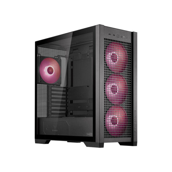 Asus TUF gaming GT302 ARGB ATX Mid-Tower computer case side view
