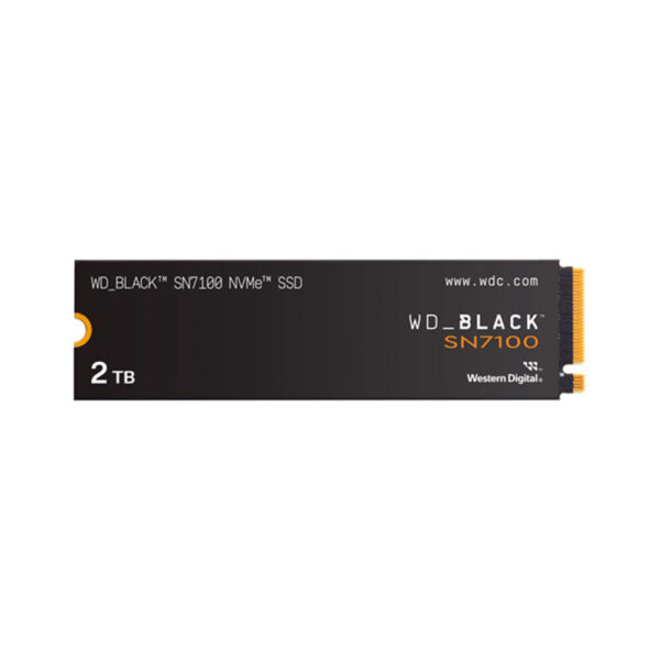 wd black sn7100 2tb nvme pci-e internal ssd front view