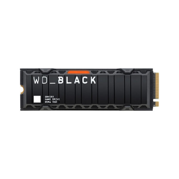 wd black sn850x 1tb nvme pcie gen 4 x4 internal ssd front view
