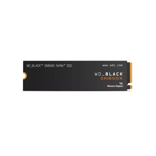 wd black sn850x 2tb nvme pci-e internal ssd front view