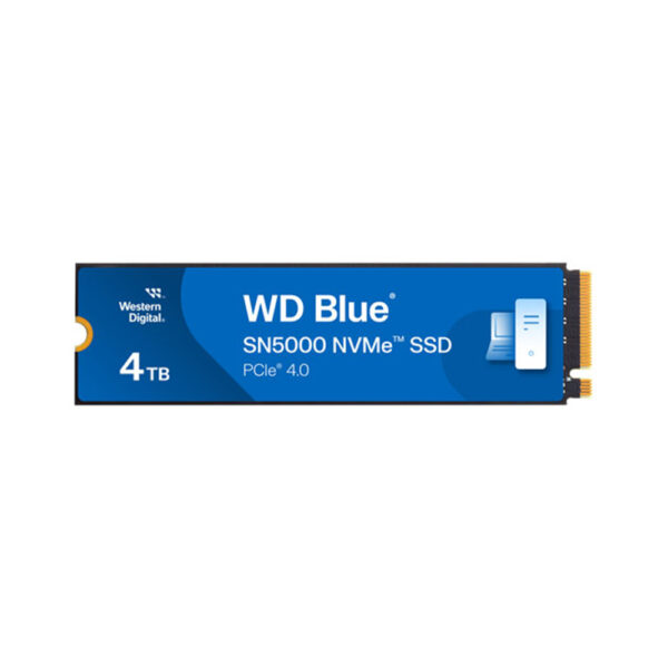 wd blue sn5000 4tb nvme pci-e internal ssd front view