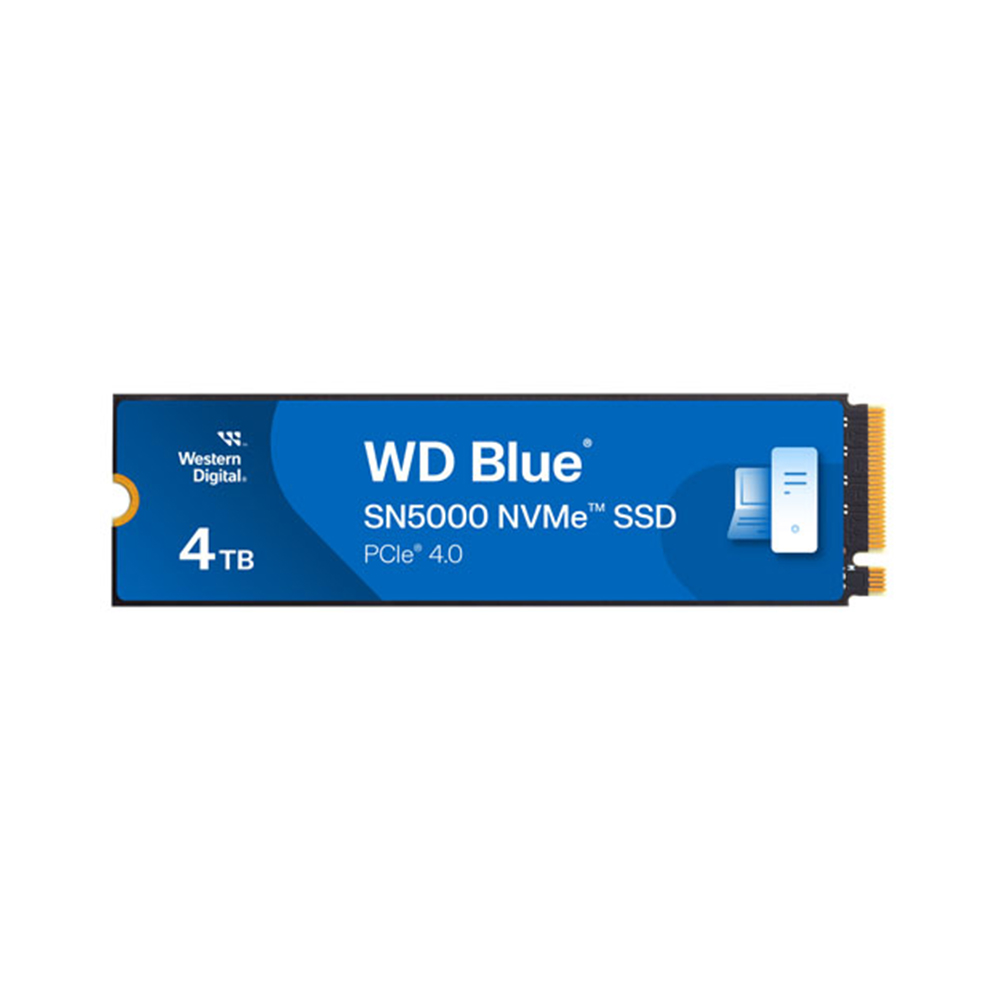 blue-sn5000-4tb-nvme-pci-e-wd-internal-ssd wd blue sn5000 4tb nvme pci-e internal ssd front view