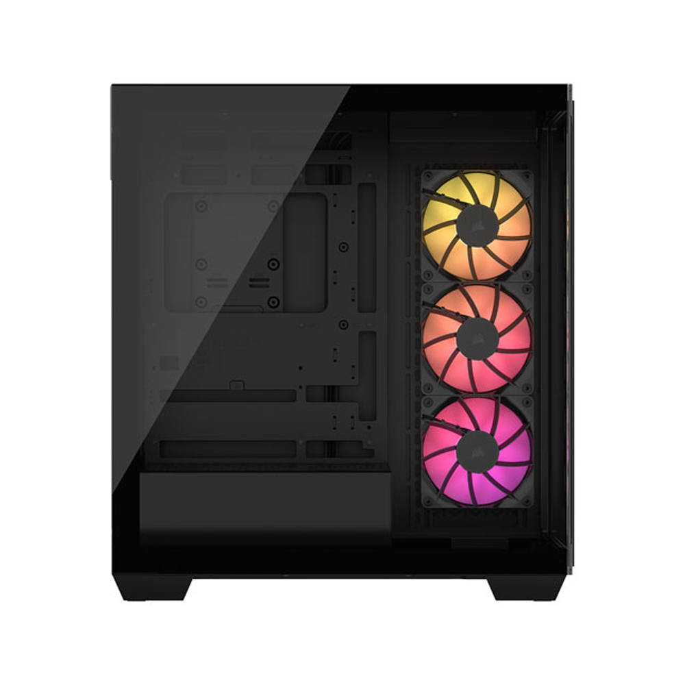 corsair-3500x-argb-computer-case-side Corsair 3500X ARGB mid-tower ATX computer case side view