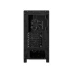 Corsair frame 4000D Mid Tower ATX computer case back view black color