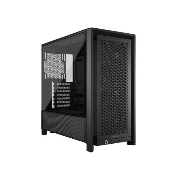 Corsair frame 4000D Mid Tower ATX computer case side view black color