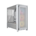 Corsair frame ARGB Mid-Tower ATX computer case white color