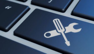 Troubleshooting icon on keyboard
