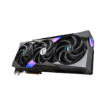 msi gaming trio geforce rtx 5090 oc 32gb gddr7 graphic card side view