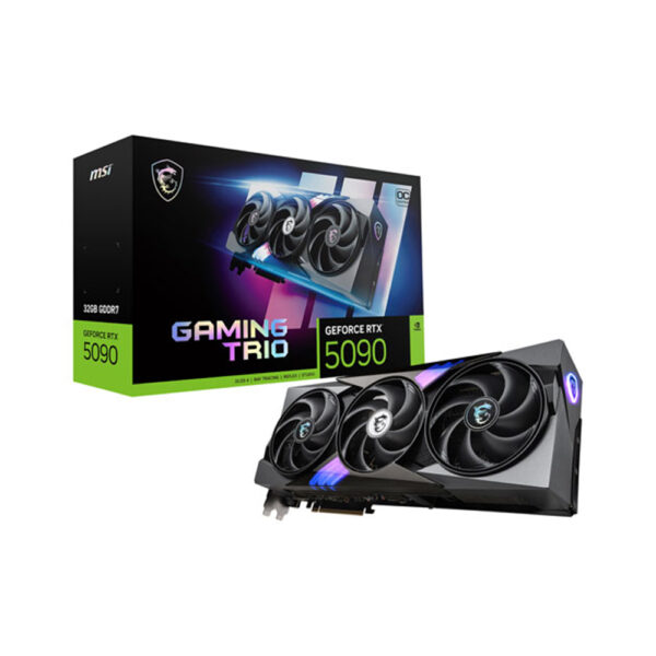 msi gaming trio geforce rtx 5090 oc 32gb gddr7 graphic card with box
