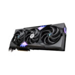 msi geforce rtx 5070 gaming trio oc 12gb gddr7 graphic card side view