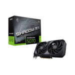 msi geforce rtx 5070 shadow 2x oc 12gb gddr7 graphic card with box
