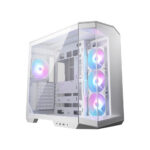 MSI MAG pano 100R PZ Mid-Tower ATX computer case front and side view