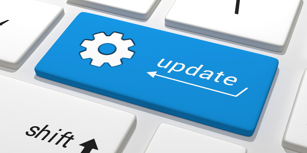 update sign on keyboard