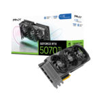 pny geforce rtx 5070 ti oc 16gb gddr7 graphic card with box