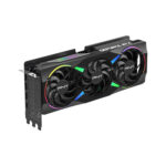 pny nvidia geforce rtx 5080 16gb gddr7 graphic card side view