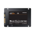 samsung 870 evo 2tb sata iii internal ssd back view