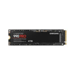 samsung 990 pro 4tb nvme pci-e internal ssd front view