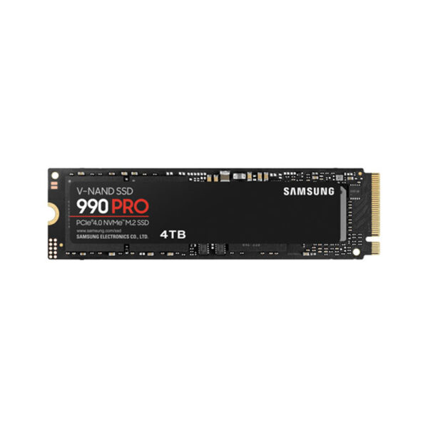 samsung 990 pro 4tb nvme pci-e internal ssd front view
