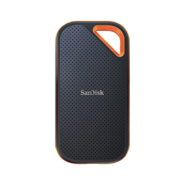 sandisk extreme pro 2tb external ssd front view