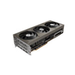 sapphire nitro+ amd radeon rx 9070 xy 16gb gddr6 graphic card side view