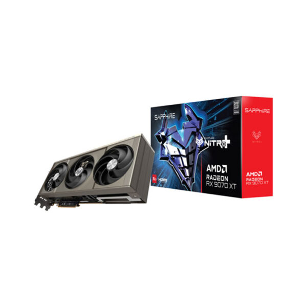 sapphire nitro+ amd radeon rx 9070 xy 16gb gddr6 graphic card with box