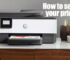 printer on a table