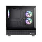 Thermaltake view 270 plus TG ARGB Mid-Tower ATX computer case fans view black color