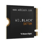 wd black sn770m 1tb nvme pci-e internal ssd side view