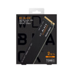 wd black sn850x 2tb nvme pci-e internal ssd packaging