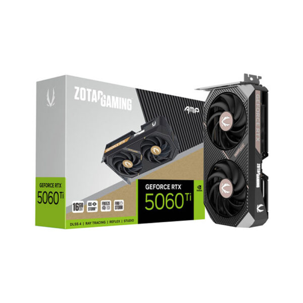zotac gaming geforce rtx 5060 ti amp 16gb gddr7 graphic card with box