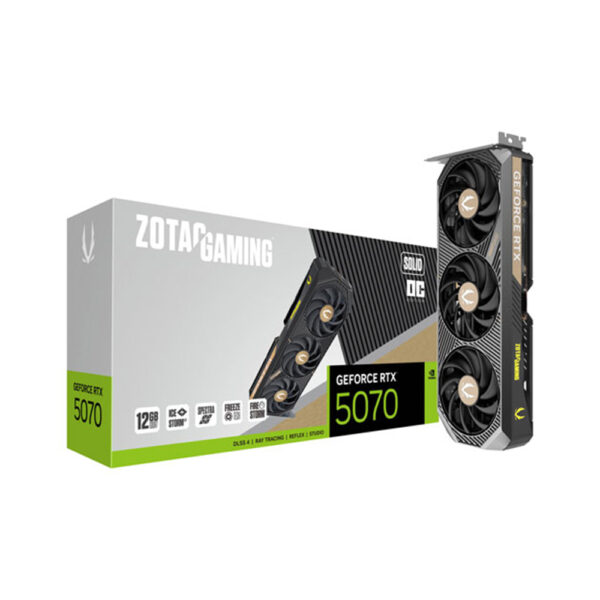 zotac gaming geforce rtx 5070 12gb gddr7 graphic card with box
