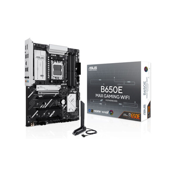 Asus B650E MAX gaming Wi-Fi motherboard with box