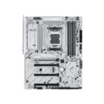 ASUS B850 max gaming Wi-Fi W motherboard up view