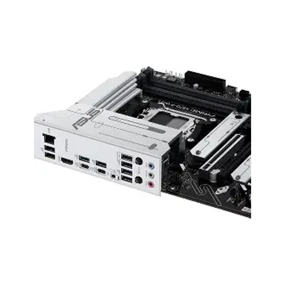 asus-prime-x870-p-motherboard-port Asus PRIME X870-P Wi-Fi 7 motherboard port view