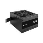 corsair cx750 750w non-modular power supply side view